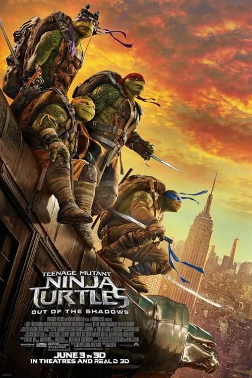 Teenage Mutant Ninja Turtles: Out of the Shadows film posteri